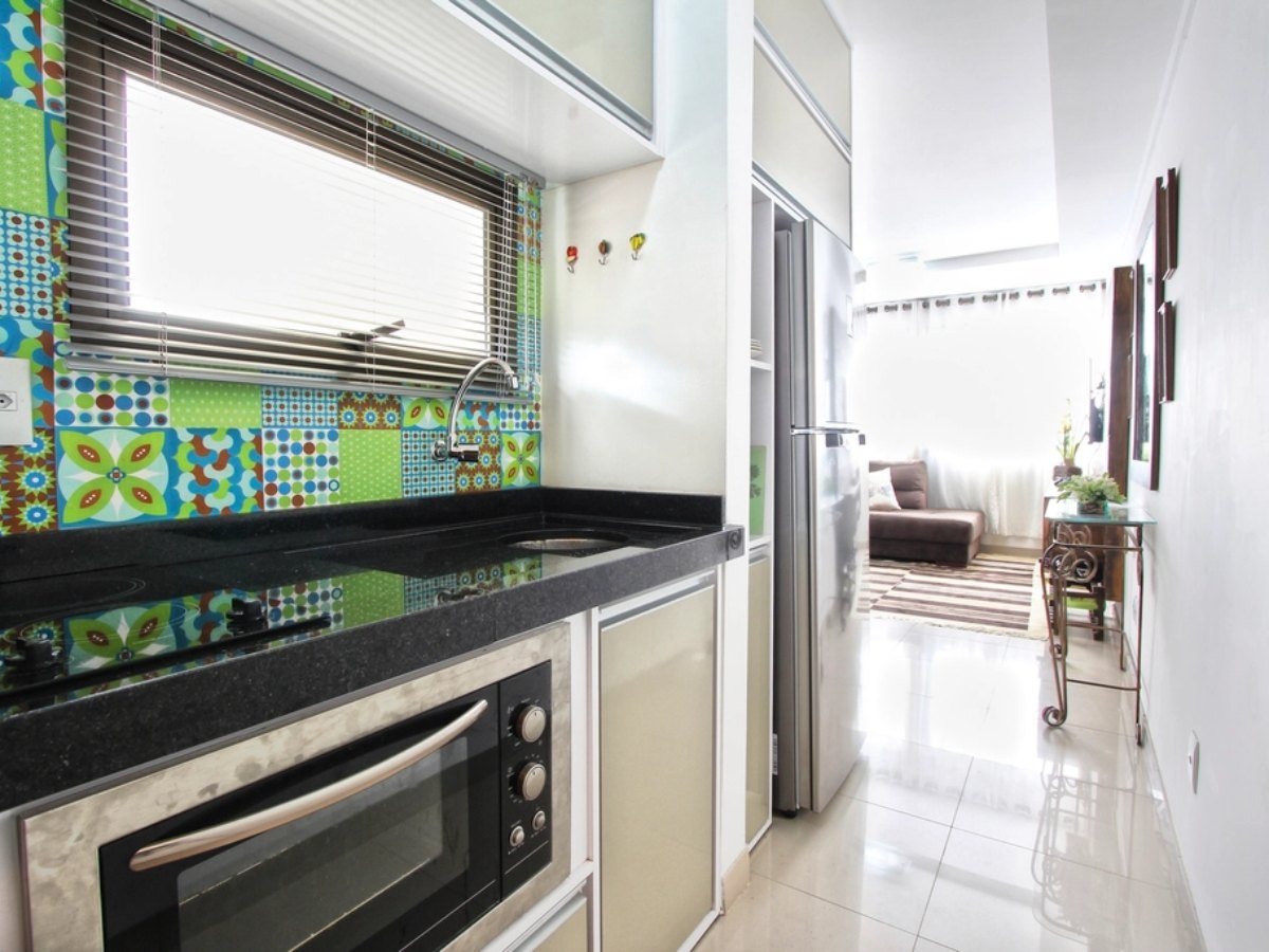 Remodeled kitchen with updated cabinetry