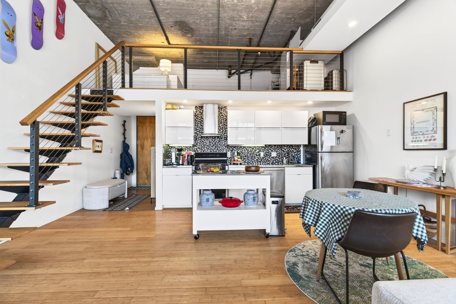A neutral painted apartment